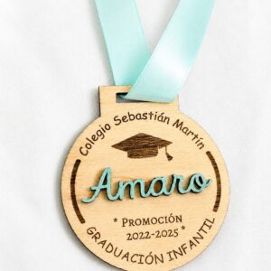 Medalla graduados personalizada