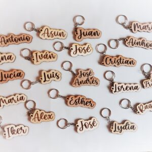 llavero nube personalizado con nombre