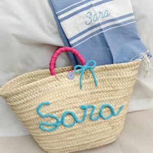Capazo personalizado niña