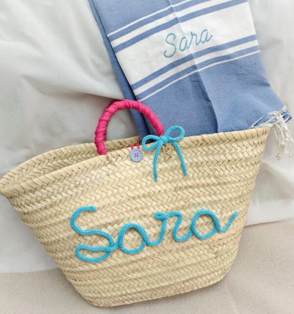 Capazo personalizado niña