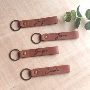 comprar llavero personalizado de polipiel