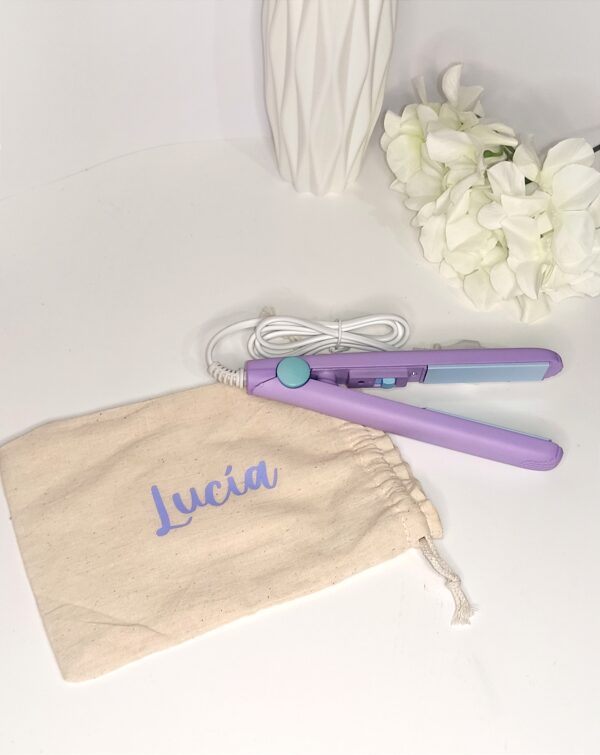 mini plancha para flequillo personalizada colores