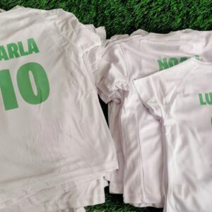 Camisetas técnicas personalizadas para deporte infantil