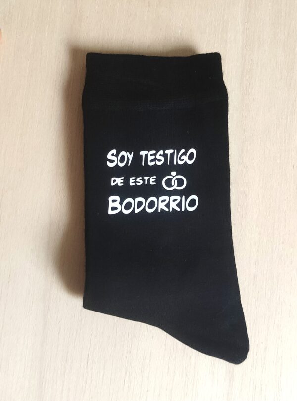 calcetines personalizados para testigos de boda