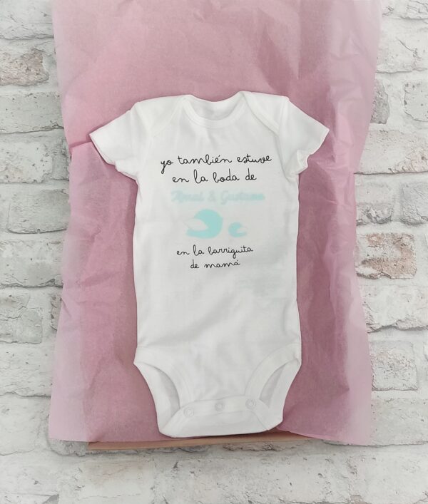 bodie para bebe yo tambien estuve en la boda, regalo para bebe en bodas