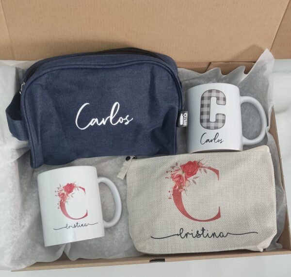 Comprar pack regalo para parejas personalizado