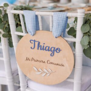 Placa de Bienvenida Personalizada