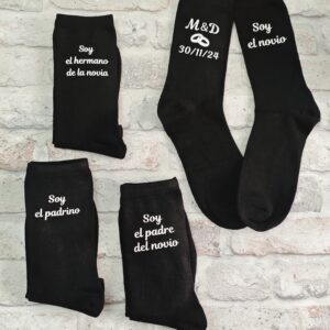 Comprar calcetines personalizados para boda